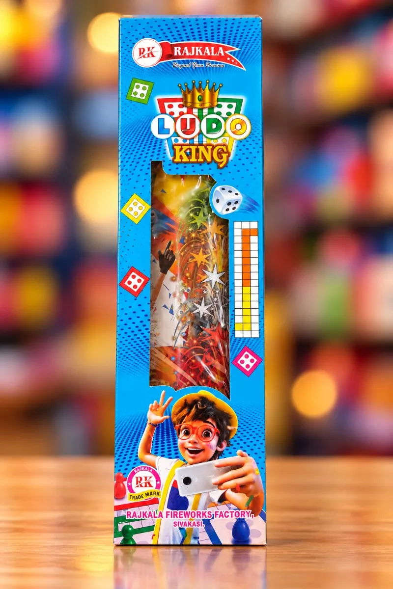 Ludo King - 1 Pce (4 Colour 4 Step Jumbo Crackling Fountain)