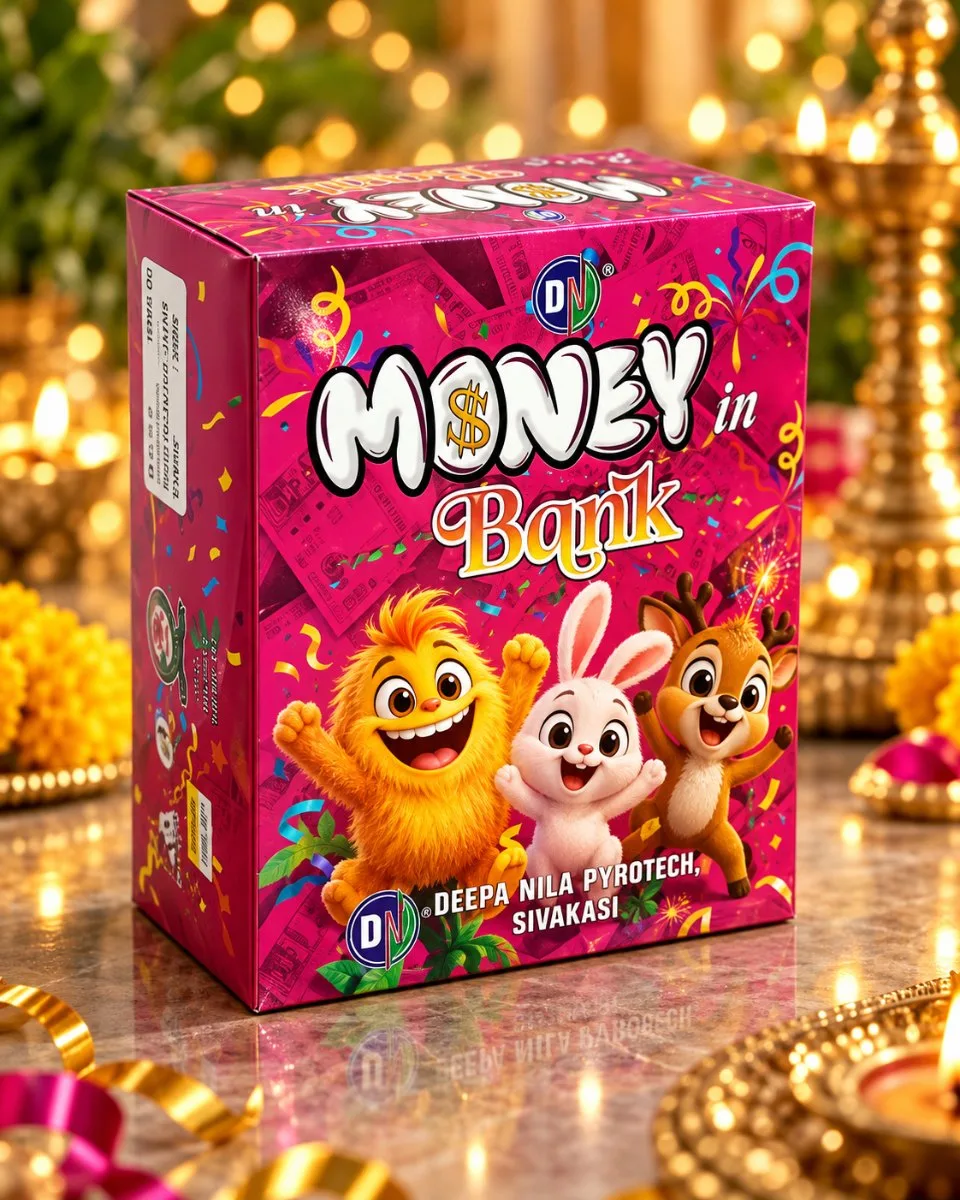 Money Bank (3 Pce) - emitting money paper