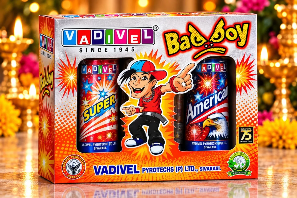 Bad Boy-3 Pce(colour &cracking tin shower)