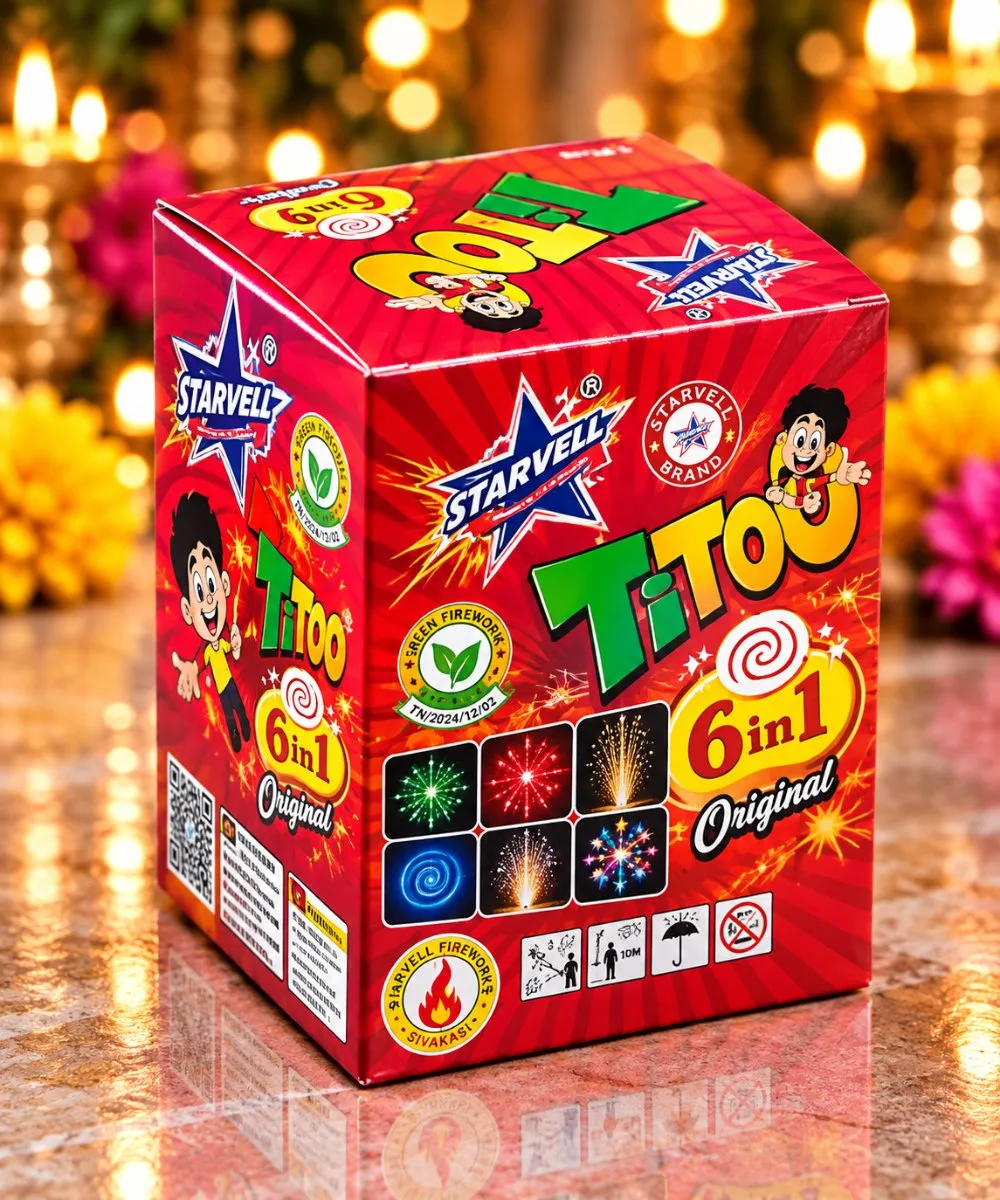 Titoo Cube-1 Pce (6 IN1 Chakkar Jumping & Spinning)