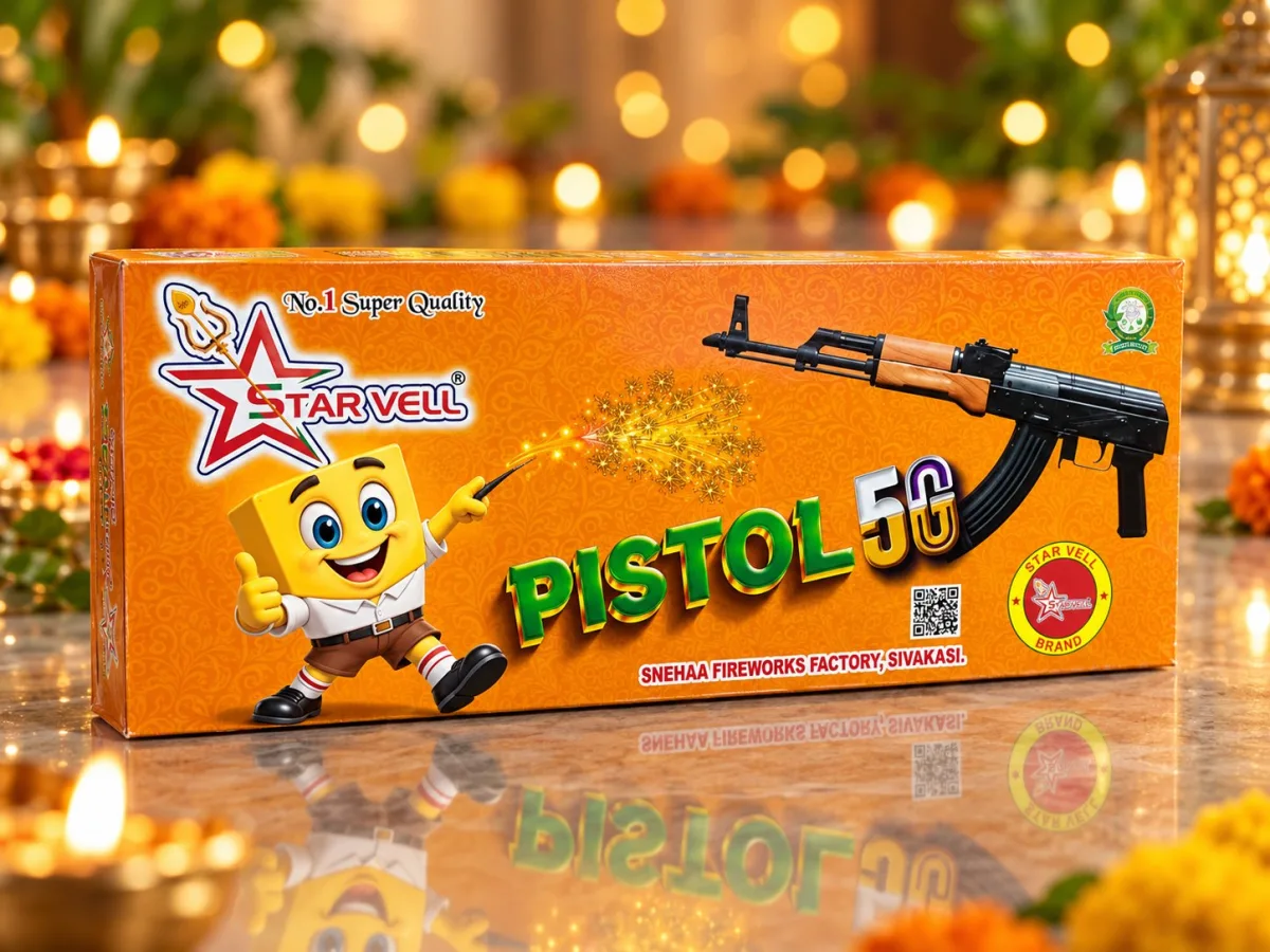 Pistol 5G Gun (2 Pce)- (thunder crackling gun)